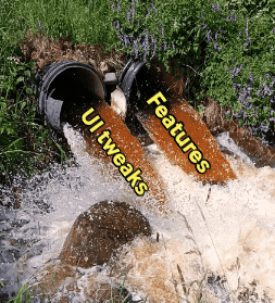 Avoid marketing by procrastinating by building features and tweaking UI